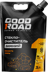 Стеклоочиститель зимний GOOD ROAD Свежесть амбры, до -10 градусов, 3л, изображение