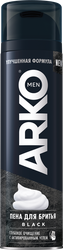 Пена для бритья ARKO Men Black, 200мл, изображение