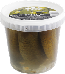Огурцы соленые ТРАДИЦИИ ВКУСА, 1000г, изображение