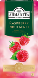 Чай черный AHMAD TEA Raspberry Indulgence, 25пак, фотография