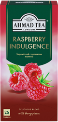 Чай черный AHMAD TEA Raspberry Indulgence, 25пак, детальное фото