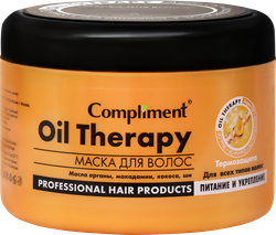 Маска для всех типов волос COMPLIMENT Oil therapy питание и укрепление, 500мл, фото