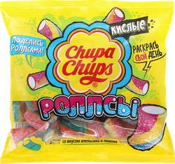 Мармелад жевательный CHUPA CHUPS Роллсы, 150г, фото