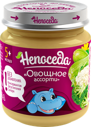 Пюре овощное НЕПОСЕДА Ассорти д/дет. пит. с 5мес., фото