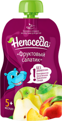 Пюре фруктовое НЕПОСЕДА Фруктовый салатик д/дет. пит. с 5мес., фото