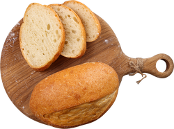 Булочка ЛЕНТА FRESH Французская, на закваске, 170г, крупный план