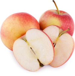 Яблоки Кубанские багряные фасованные ЛЕНТА FRESH, весовые, вид