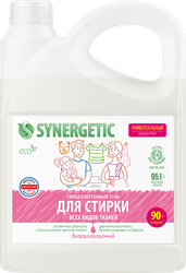Гель для стирки SYNERGETIC биоразлагаемый универсальный, концентрированный, 2.75л, картинка