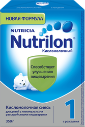 Смесь кисломолочная NUTRILON 1, с 0 месяцев, 350г, изображение