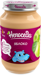 Пюре фруктовое НЕПОСЕДА Яблоко, с 4 месяцев, 185г, крупный план