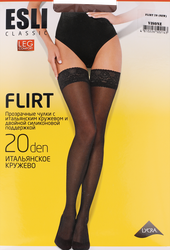 Чулки женские ESLI Flirt, 20 den visone 1/2, Арт. 8С-90СПЕ, картинка