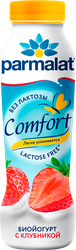 Биойогурт питьевой PARMALAT Comfort безлактозный Клубника 1,5%, без змж, 290г, фотография