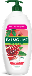 Гель-крем для душа PALMOLIVE Натурэль Витамин В и гранат с увлажняющим молочком, 750мл, изображение