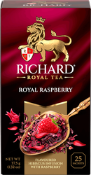 Чай фруктово-травяной RICHARD Royal Raspberry, 25пак, фотография