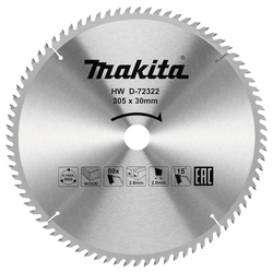 Пильный диск MAKITA для дерева, 260х30х2.6/1.8x40T, фотография