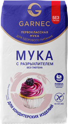 Изображение товара Мука безглютеновая GARNEC с разрыхлителем, 600г