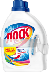 Гель для стирки ЛОСК Color, 2x1.95л, картинка