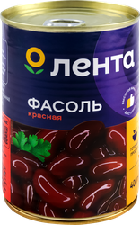 Фасоль красная ЛЕНТА в собственном соку, 400г, вид