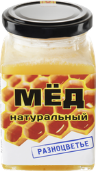 Мед натуральный МАСТЕР МЁДА Разноцветье, 330г, детальное фото