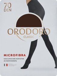 Колготки женские ORODORO Микрофибра р. 4 70 den черный, модель 785, фото