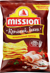Чипсы кукурузные MISSION Копченый бекон, 150г, фотография
