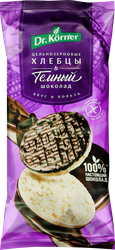 Хлебцы рисовые DR. KORNER с темным шоколадом, 67г, фотография