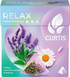 Чай зеленый CURTIS Relax ароматизированный, 15пир, детальное фото
