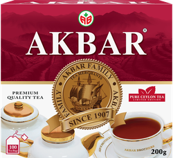 Чай черный AKBAR Limited Edition, 100пак, фотография