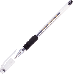 Ручка гелевая CROWN Hi-Jell Grip 0,5мм черный Арт. 157329, детальное фото
