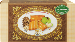 Пастила БЕЛЁВСКАЯ ПАСТИЛЬНАЯ МАНУФАКТУРА с кедровым орехом, 180г, картинка