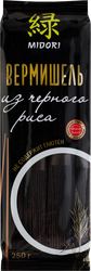 Вермишель из черного риса MIDORI, 250г, вид