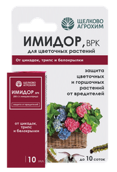 Инсектицид от тли, белокрылки и других вредителей на цветочных растениях ЩЕЛКОВО АГРОХИМ Имидор ВРК, 10мл, детальное фото
