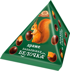 Конфеты БАБАЕВСКИЙ Бабаевская белочка, арахис в глазури, весовые, фото