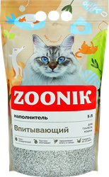 Изображение товара Наполнитель для кошек ЗООНИК впитывающий, 5л