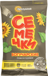 Семечки подсолнечника БОГУЧАРСКИЕ обжаренные подсоленные, 80г, фотография