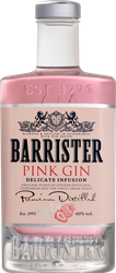 Джин BARRISTER Pink дистиллированный 40%, 0.7л, фото