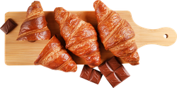 Круассан ЛЕНТА FRESH с шоколадной начинкой, 55г, детальное фото