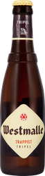 Пиво светлое WESTMALLE Trappist Tripel Бельгийский траппистский эль фильтрованное непастеризованное 9,5%, 0.33л, вид