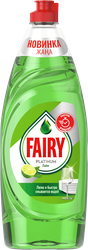 Средство для мытья посуды FAIRY Platinum Лайм, 650мл, картинка