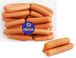 Сосиски ЛЕНТА Выбор Экспертов Венские, весовые, фото