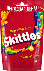 Драже SKITTLES Фрукты, 70г, крупный план