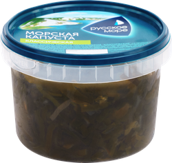 Морская капуста маринованная РУССКОЕ МОРЕ Классическая, 450г, фотография