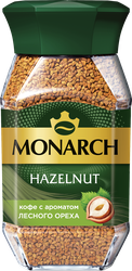 Кофе растворимый MONARCH Hazelnut натуральный сублимированный с ароматом лесного ореха, 95г, картинка