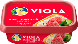 Сыр плавленый VIOLA Классический с салями 35%, без змж, 190г, изображение