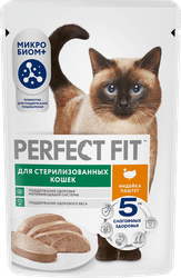Корм консервированный для кошек Perfect Fit Sterile паштет с индейкой для стерилизованных, 75г, фотография