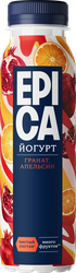 Йогурт питьевой EPICA с гранатом и апельсином 2,5%, без змж, 260г, детальное фото