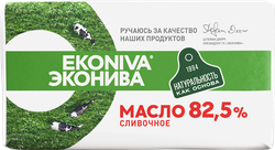 Масло сливочное ЭКОНИВА Традиционное 82,5%, без змж, 180г, детальное фото