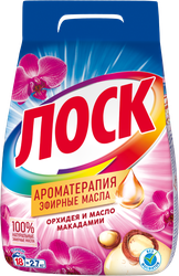 Стиральный порошок ЛОСК Ароматерапия Орхидея и масло макадамии, 2,7кг, фотография