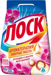 Стиральный порошок ЛОСК Ароматерапия Орхидея и масло макадамии, 4,05кг, вид