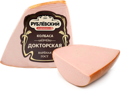 Колбаса вареная РУБЛЁВСКИЙ Докторская, категория А, весовая, изображение